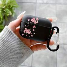 樱花图案保护壳，兼容苹果手机，防刮防摔。