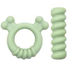 Sensory Material Puppy Chew Toys Bundle Puppy Teething Toys For Boredom Amp Stimulation Puppy Supplies AllergenFree Peanut Butter And Chicken Flavor, Small Regular 2 Count - BundleSmallRegularUp - View 1