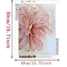 5D DIY Pintura de Diamantes Mosaico - Flores Hermosas, Kit de Arte de Diamantes, Decoración de Pared de Mosaico para el Hogar, Regalo para Amigos en Navidad, Día de San Valentín, Halloween, Acción de Gracias - Multicolor - Ver 6