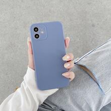 Compatible OPPO A5 Phone Case A5 PRO Liquid Silicone Vibrant Straight Edge 5G Matte 0PP0 A5 Cover Protective Case - 魔術方塊直邊-淡青色 - 查看 11