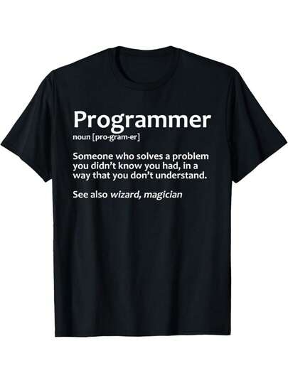 Cool Computer Programmer For Men Women IT Programming Coding Gift Unisex T-Shirt   Valentine's Day