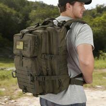 Ba lô chiến thuật 50L/30L dành cho nam, ba lô 50L chắc chắn hơn, ba lô quân đội cỡ lớn có hệ thống MOLLE, ba lô thoát hiểm, ba lô chiến thuật cao cấp dành cho quân đội, ba lô thoát hiểm 3 ngày có hệ thống MOLLE, ba lô siêu bền dành cho nam, thích hợp cho các hoạt động ngoài trời, leo núi, cắm trại, du lịch. - Nhiều màu - Xem 8