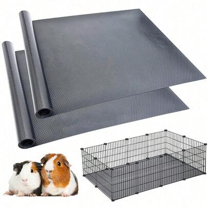 Extra Large Washable Guinea Pig Bed/Play Mat - Reusable, Non-Slip & Odor Resistant - Suitable For Rabbits, Ferrets, Guinea Pigs, Hamsters, Hedgehogs And Other Small Pets, Can Be Used As Rabbit Bedding, Guinea Pig Supplies, Hamster Bedding, Etc.
