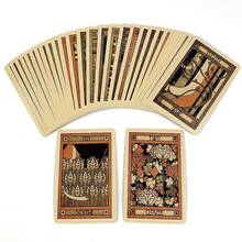 Limited Edition Chelsea Lenormand Red Collection Tarot Cards - 40 Cards With Intricate Artwork, Dark Brown Paper, Mystical Design For Divination & Fortune Telling, Includes Guidebook For Easy Interpretation, Fortune Telling Cards, Mystical Card Desi - Multicolor - View 4