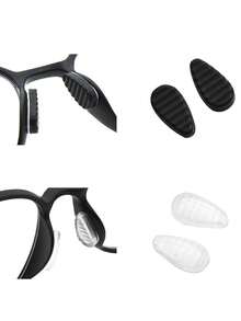 10/20个装眼镜鼻托，鼻梁增高防压塑料眼镜配件，硅胶防滑贴，女士眼镜装饰 - 彩色 - 查看 13