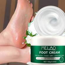 MELAO Urea Foot Cream, Specially Designed For Cracked Heels And Calluses - 40% Urea Formula, Repairs Dry Feet, Removes Calluses At Night, Softens Rough Skin.