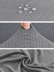 1pc Waterproof Restaurant Chair Cover, Elastic Dining Chair Slipcover, Removable & Washable Soft Dust-Proof Chair Cover, Suitable For Kitchen, Hotel Dining Table, Banquet Chair - Multicolor - View 4