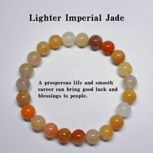 Ladies' Beaded Bracelet, Natural Healing Crystal Gemstone Bracelet, Anxiety And Stress Relief Bracelet, Handcrafted Jewelry Ladies' Gift - Multicolor - View 7