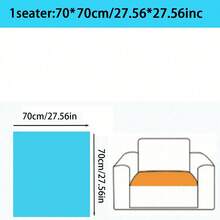 1pc Thick Flannel Solid Color Sofa Cushion, Style Pet-Friendly Anti-Dirty Anti-Slip Sofa Cover, Autumn/Winter Anti-Scratch Sofa Protector Suitable For L-Shaped Combination Sofa And 1/2/3/4 Seat Sofa (Sold Individually) - Black - View 21