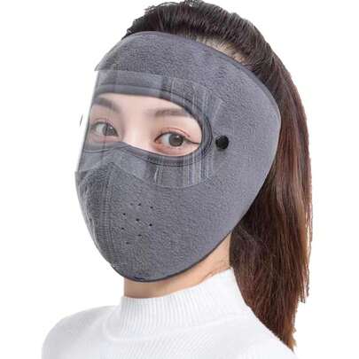 Máscara facial de ciclismo de invierno a prueba de viento para hombres y mujeres para esquí, snowboard, motocicleta, deportes al aire libre, pasamontañas, gorro más cálido y transpirable