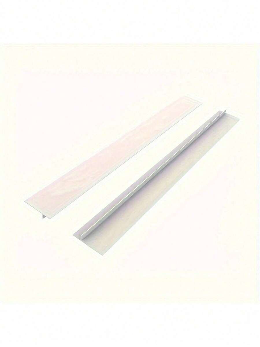 1 Silicone Seal Strip Kitchen Gap Cover - Heat Resistant, Waterproof, Stain Resistant - Perfectly Seals Spaces, Keeps Countertops Clean - 白色*2 - 查看 1
