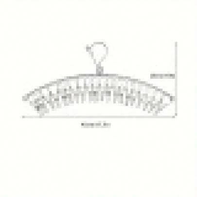 1 Piece Stainless Steel Clothes Hanger With 20 Clips - Space-Saving Multi-Functional Organizer, Suitable For Bras, Underwear, Socks, Gloves, And Hats, Durable Rust-Resistant Metal Design, Suitable For Wardrobe And Laundry Room Storage, Fashionable Metal Appearance, Sturdy Structure, Clothes Drying Rack