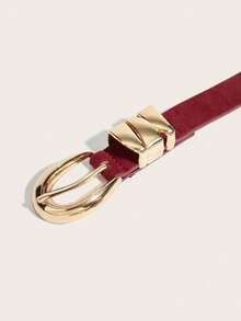 حزام مخملي أحمر للنساء بطراز كاجوال رجعي Y2K للملابس الشارعية لرأس السنة الصينية، مناسب للارتداء مع القمصان والأحذية والفساتين والبناطيل للحديقة والسينما والحياة اليومية والشارع ومهرجان الموسيقى والحفلات وأزياء طراز Y2K - الأحمر - مشاهدة 5