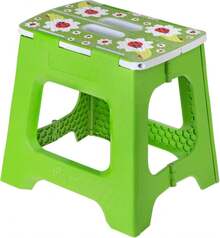 Vigar Compact Step Stool Foldable, 10-1_2-Inch Step Stools For Adults Up To 330 Pound, Lightweight Stool, Non-Slip Folding Step Stool, Black - ColorJ - 查看 1