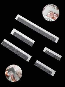 Diamond Painting Tools, Stainless Steel Ruler With 216/240/400/520/800 Holes, Diamond Embroidery Accessories - Silver - View 1