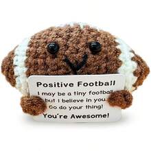 1pc Fun Crochet Mini Football Gifts For Football Lovers, Men And Women Football Players Birthday Gifts. - Multicolor - View 1