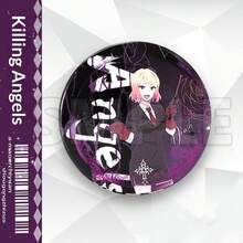 周边商品 - Reggie、Zach、Eddie、Casey、Gus 金属激光切割徽章、贴纸，节日、生日礼物，完美之选 - 彩色 - 查看 11