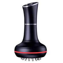 Household Electric Meridian Brush For Legs, Abdomen, Shoulders And Neck – A Massager And Scraper Device To Relax Body Muscles. It Is Suitable As A Christmas Gift For Women, Girlfriends, Mothers And Colleagues.Body Massage - màu đen - Xem 7