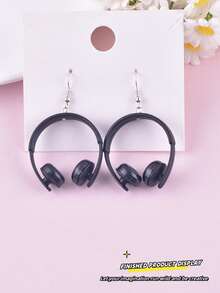 10件套时尚音乐节3D耳机树脂吊坠耳环、项链、钥匙扣、DIY饰品配件 - 耳機 - 查看 7