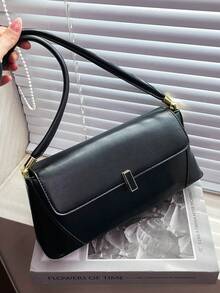 Bolso de mano minimalista y vintage para mujer, ideal para uso diario