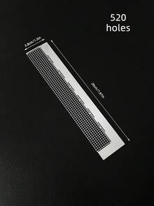Diamond Painting Tools, Stainless Steel Ruler With 216/240/400/520/800 Holes, Diamond Embroidery Accessories - Silver - View 12
