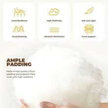 para tumbona al aire ltima intervensin, impermeable, para muebles de exterior, 71 x 21 x 4 pulgadas, cojn de patio con correas para muebles de cesped y piscina crema - Cojín para sillón Crema - Ver 5