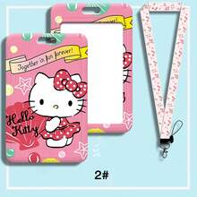 Fashionable Cartoon Cat Card Holder, Suitable For Student ID, Bus Pass, Work ID, Factory Badge, Metro Access, Meal Card, Key Chain Lanyard, ID Card Holder For Nurses, Employees