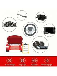 60pcs Car Fuse, Car Small Fuse Insert Type, Car Small Fuse - 60個 - 查看 6