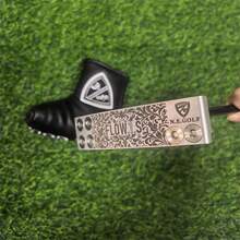 Flow.1.S Nine Elenev Golf Putter, Straight Putter, CNC Milled 6061 Aviation Aluminum, Plasma Anodized, Automatic Face Balancing And Alloy Counterweight Screws, Zero Torque