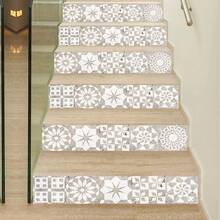 OUTANA 10 قطعة/20 قطعة بلاط أرضيات ذاتي اللصق من البي في سي بنمط الرخام، مقاوم للماء ومقاوم للرطوبة، سهل التنظيف، مانع للانزلاق، بلاط أرضيات فينيل لديكور المنزل، مناسب للحمام والمطبخ والمدفأة وغرفة المعيشة والمكتب وبيت الحيوانات الأليفة والسلالم وغرفة النوم - متعدد الألوان - مشاهدة 8