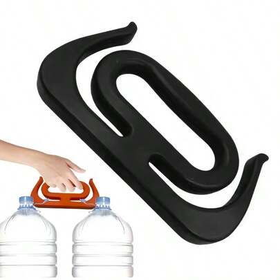 2pcs Ergonomic Grocery Bag Holders - Multipurpose Handles, Grocery Bag Holders, Grocery Bag Carriers, Plastic Bag Handles, Bag Carrying Tool, Anti-Slip, Portable Storage Rack For Shopping, Travel, Home And Kitchen