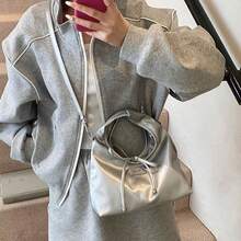 Women Shoulder Bags - Silver - View 3