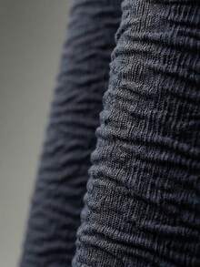 Stretch Chair Cover – Elastic, Washable, Non-Slip, Stain Resistant, Modern Design Made In Turkey - Dark Grey - View 4