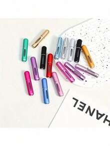 1pc Portable Mini Perfume Atomizer Spray Bottle Set – Refillable Travel Size Fragrance Dispenser For On-The-Go Touch-Ups – Ideal For Carrying Your Favorite Scents In Purses, Pockets, Gym Bags, And During Travel Or Shopping Trips – Leakproof, Easy To Fill, And Perfect For Parties & Everyday Use Back To School Perfume Bottle - 黑色 - 查看 2