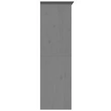 vidaXL BODO Kleiderschrank, grau, 99 x 53,5 x 173 cm, Kiefernholz - Grau - Übersicht 5