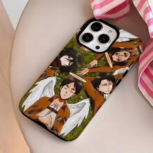 Ángeles de Anime Descansando Juntos para Siempre. Esta elegante funda es compatible con los modelos  16, 15, 14 Pro Max, 13, 12, 11, XR y XS Plus. Fabricada en silicona TPU, ofrece protección contra golpes y caídas, además de una sensación superior. Es un regalo ideal para familiares, amigos y seres queridos, y una opción perfecta para Navidad.fundas para ,accesorios para celular,fundas para celular,funda  13,fundas ,fundas para  13,funda  16,funda  17 pro max, 17 pro max,funda  15,funda  17,funda ,fundas para  16,fundas  15,funda  14,fundas  17 pro max,protector para ,fundas  11,fundas  12,funda  17 pro,fundas  13,,case  17 pro max,fundas para  11,fundas para  12,Ataque a los Titanes - Blanco - Ver 2