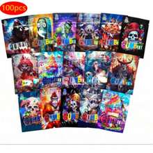 100 Túi Mylar mini có khóa kéo, kích thước 6*8 cm, 7*10 cm, túi nhựa có khóa kéo cầu vồng hologram laser tái sử dụng, túi đóng gói tự dán kín, túi đựng kẹo, bánh quy, túi chống mùi, chống thấm nước, có thể đóng mở lại. - Nhiều màu - Xem 7