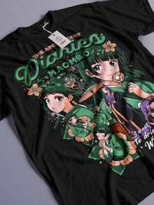 Maomao Apothecary Diaries Essential-Shirt Anime Black Shirt All Size () - 黑色 - 查看 5
