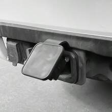 Car Tail Trailer Dust Cover Universal Square Hitch Cover Rubber Hitch Tube Cover Plug Cap Suitable For Most Vehicles' Hitch Receiver