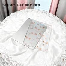 1pc High Transparent Anti-Drop TPU Tablet Case, High Definition Dog Bow Print, Compatible With IPAD 11 2025, MINI6/7, AIR1/2, Air4/AIR5/Air6/AIR7, 9.7 Inch IPad 2019/2020/2021, 10.2 Inch IPad 10/11, AIR11 (2024/2025), PRO11 (2024), PRO11 (2018-2022), PRO12.9 Inch/AIR13 - Multicolor - View 6