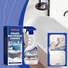 浴室泡沫清洁喷雾，强力去油消毒，去除水垢，多用途，适用于清洁玻璃水槽和不锈钢浴缸。 - 彩色 - 查看 5