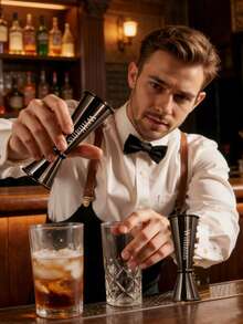 Dụng cụ đong cocktail bằng thép không gỉ khắc tên theo yêu cầu, Dụng cụ đong cocktail khắc tên tùy chỉnh, Quà tặng tùy chỉnh cho người pha chế, Quà tặng tùy chỉnh cho người pha chế - nhiều màu - Xem 3