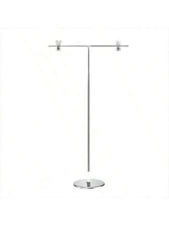 Adjustable T-Shaped Backdrop Stand, Extendable Up To 95cm Height, With Clamps, Suitable For Video Studio