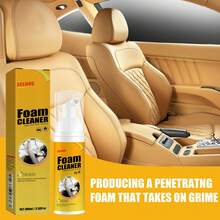 EELHOE 3PCS Multi-Functional Foam Cleaner Set, Wash For Automotive Interior Upholstery, Plastic Instrument Panel, Steering Wheel Parts, Multifunctional Deodorizing Interior Cleaner, Car Steering Wheel Foam Cleaner, Foam Car Wash, Car Detailing Kit - Car Foam Cleaner - View 9