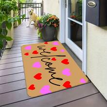 1 Piece Comfortable Soft Welcome Doormat Suitable For Outdoor/Indoor Machine Washable Viscose Material Entrance Mat Suitable For Front Door, Living Room - 24*36英寸 - 查看 2
