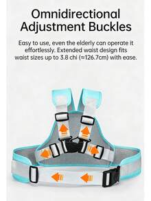 Premium Kids Safety Harness | Anti-Fall & Anti-Wander Strap for E-Scooter & Motorcycle | Essential Child Travel Accessory - Patrón de dinosaurio en el cinturón de  del asiento del vehículo - Ver 3