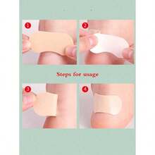 Anti-Friction Foot Care Gel Heel Pad For High Heels, Leather Shoes, Toe Cover, Invisible Ankle Blister Protector Pad Free Cut, For Women High Heels Women Pumps - 膚色 -2 - 查看 4