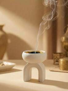 一套树脂材质的阿拉伯风格黑白双色香炉及香薰扩散器。这款优雅的香炉是完美的家居装饰品，也是周年纪念日或新娘的独特礼物。 - 彩色 - 查看 16