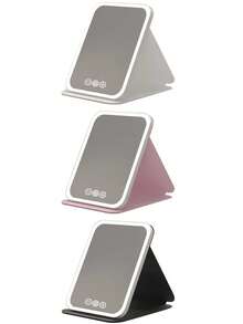 折叠式桌上化妆镜，便携式梳妆镜，适用于学生宿舍办公室桌面最佳礼物