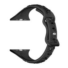 1pc Cute Embossed Rose Silicone Strap Compatible With 38/40/41/42/44/45/49mm Ultra2/SE/Series 9/8/7/6/5/4/3/2/1, Women's Watch Band, Elegant Fashion Accessory, Personalized Gift For Valentine's Day